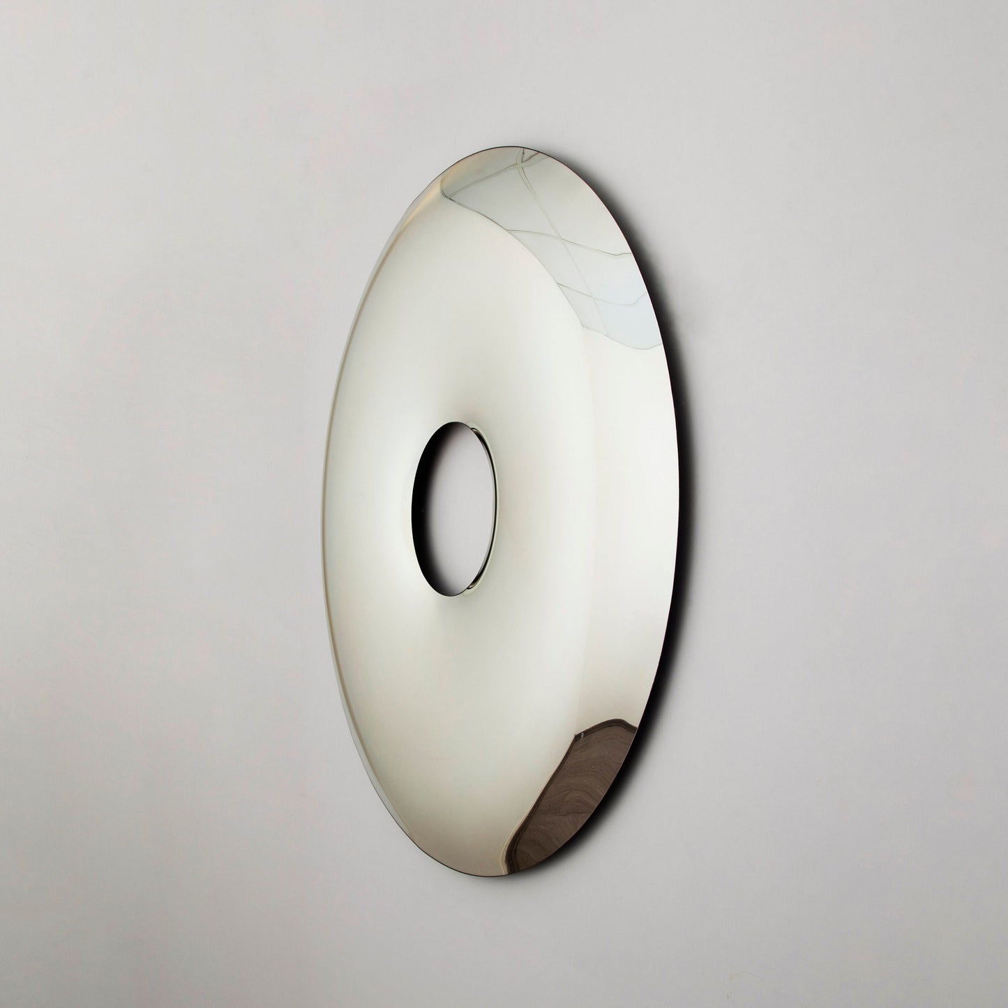 Contemporary Donut Convex Mirror, Inspired by Space Age decor, Hand crafted, Mirror Wall Decor, Curve Mirror