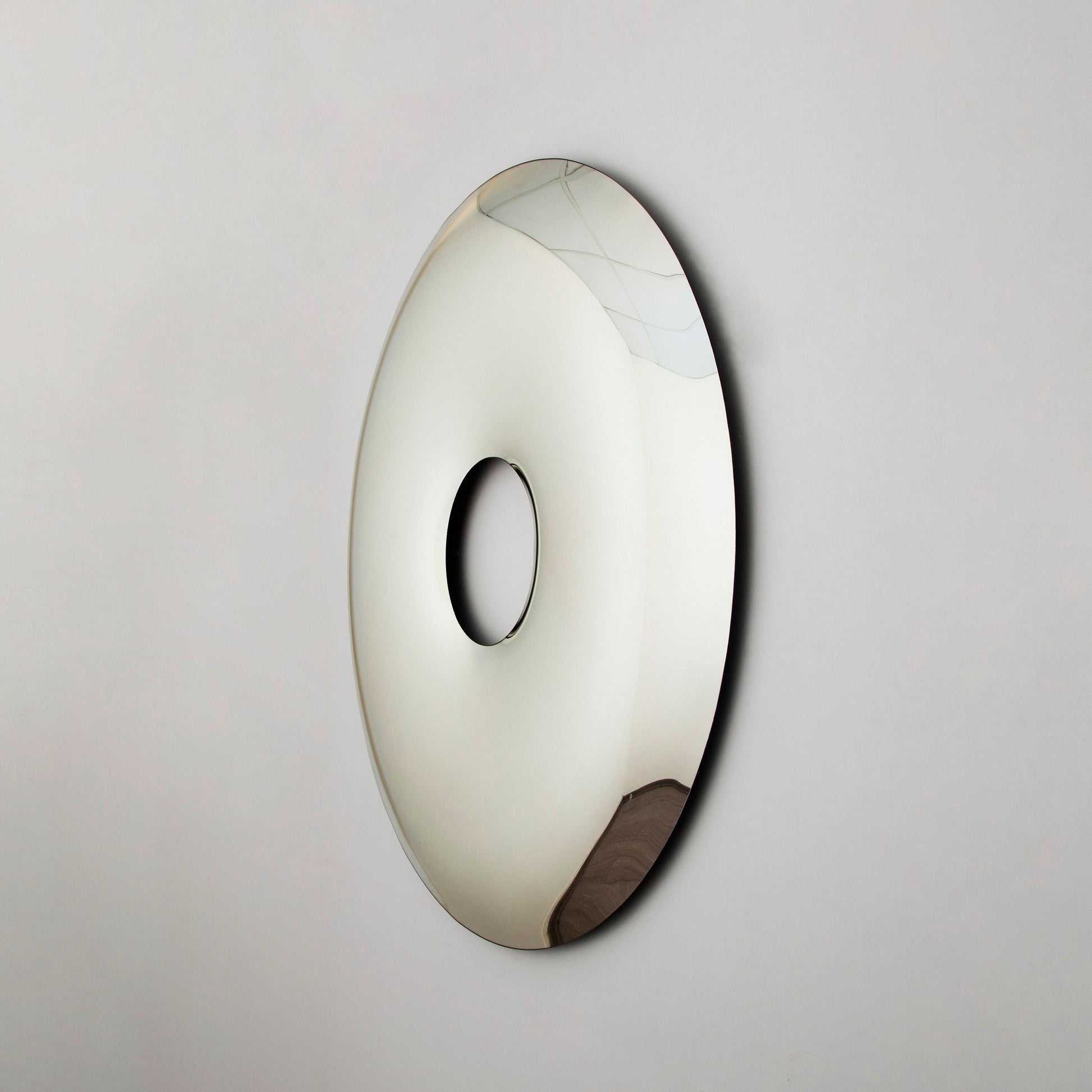 Contemporary Donut Convex Mirror, Inspired by Space Age decor, Hand crafted, Mirror Wall Decor, Curve Mirror
