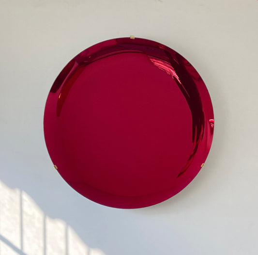 Ruby Red Concave Mirror