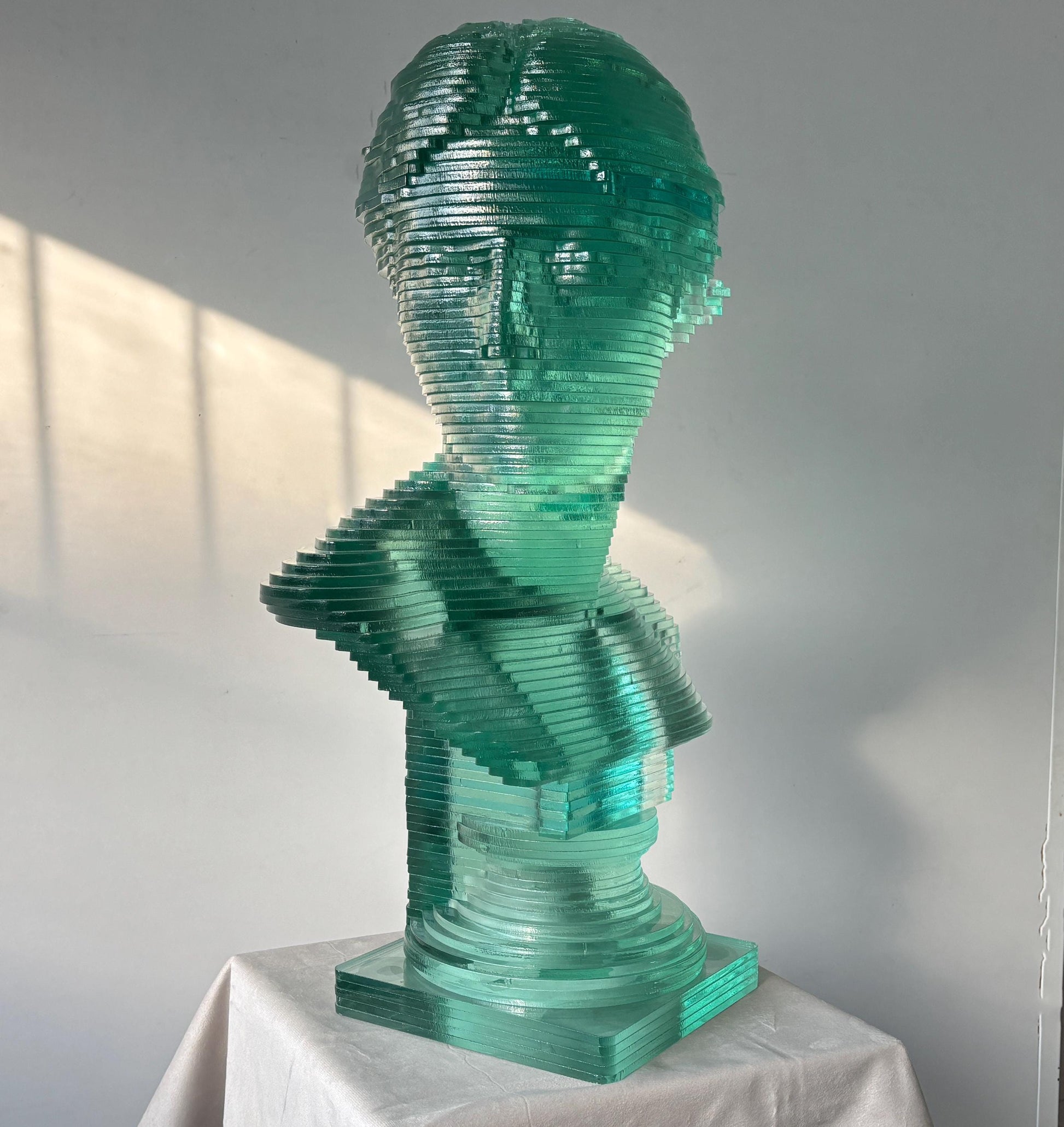 Contemporary Glass Sculpture - Minimalist and Modern Home Decor - Glass Art