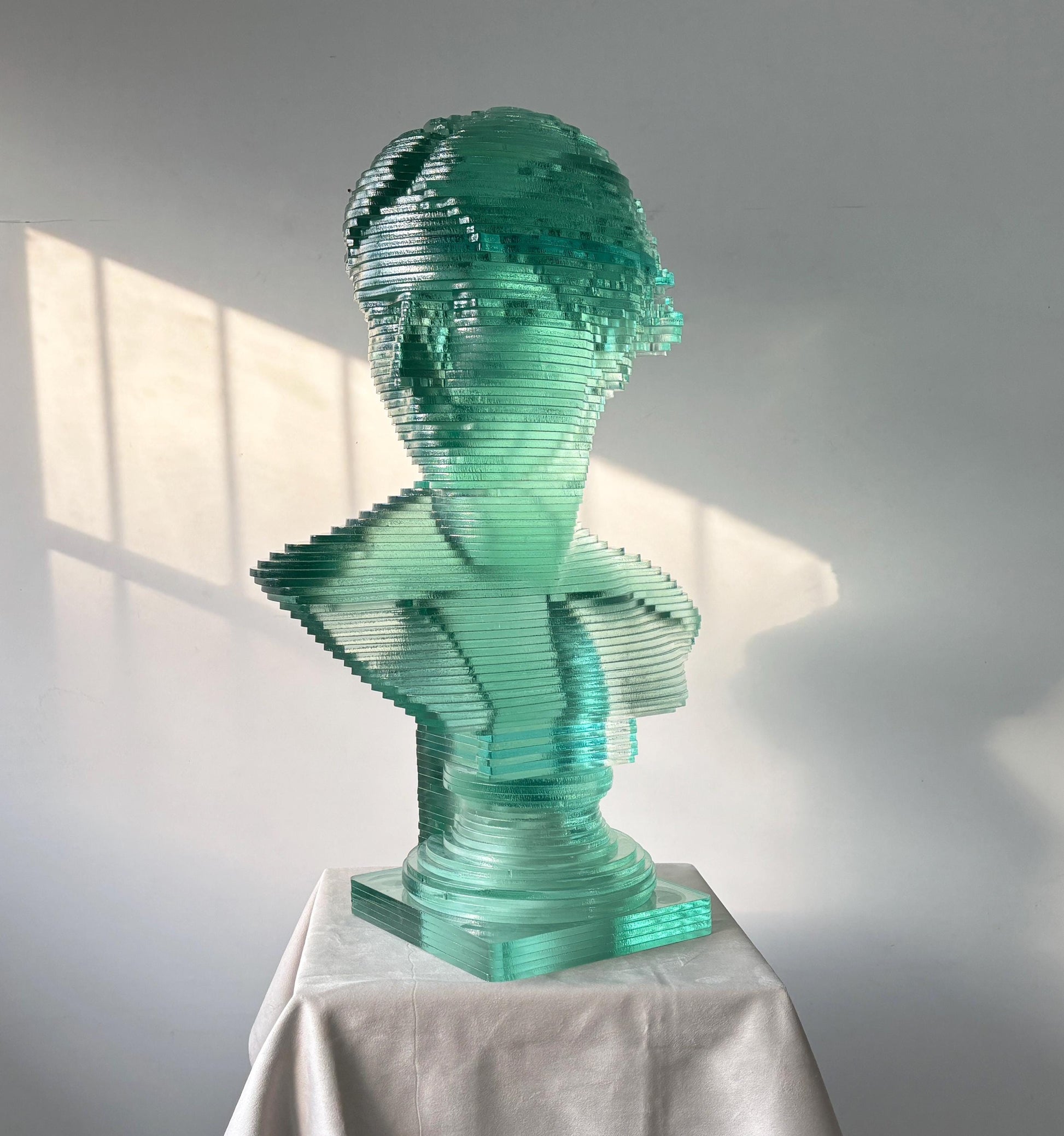 Contemporary Glass Sculpture - Minimalist and Modern Home Decor - Glass Art