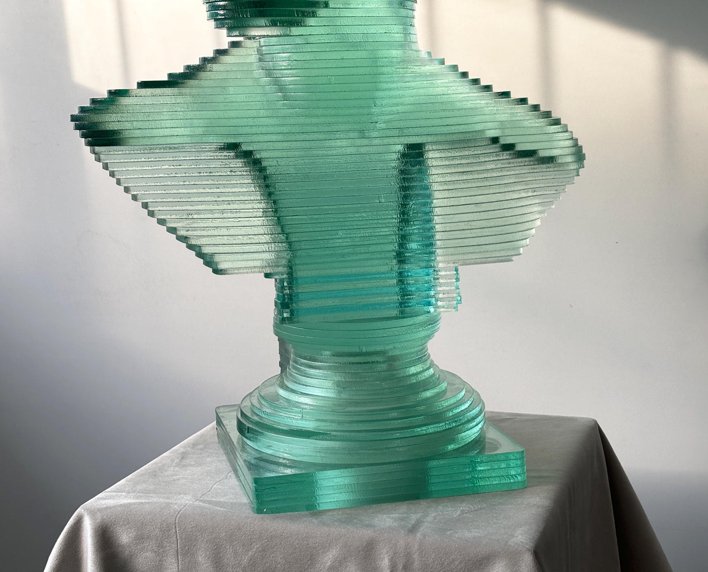 Contemporary Glass Sculpture - Minimalist and Modern Home Decor - Glass Art