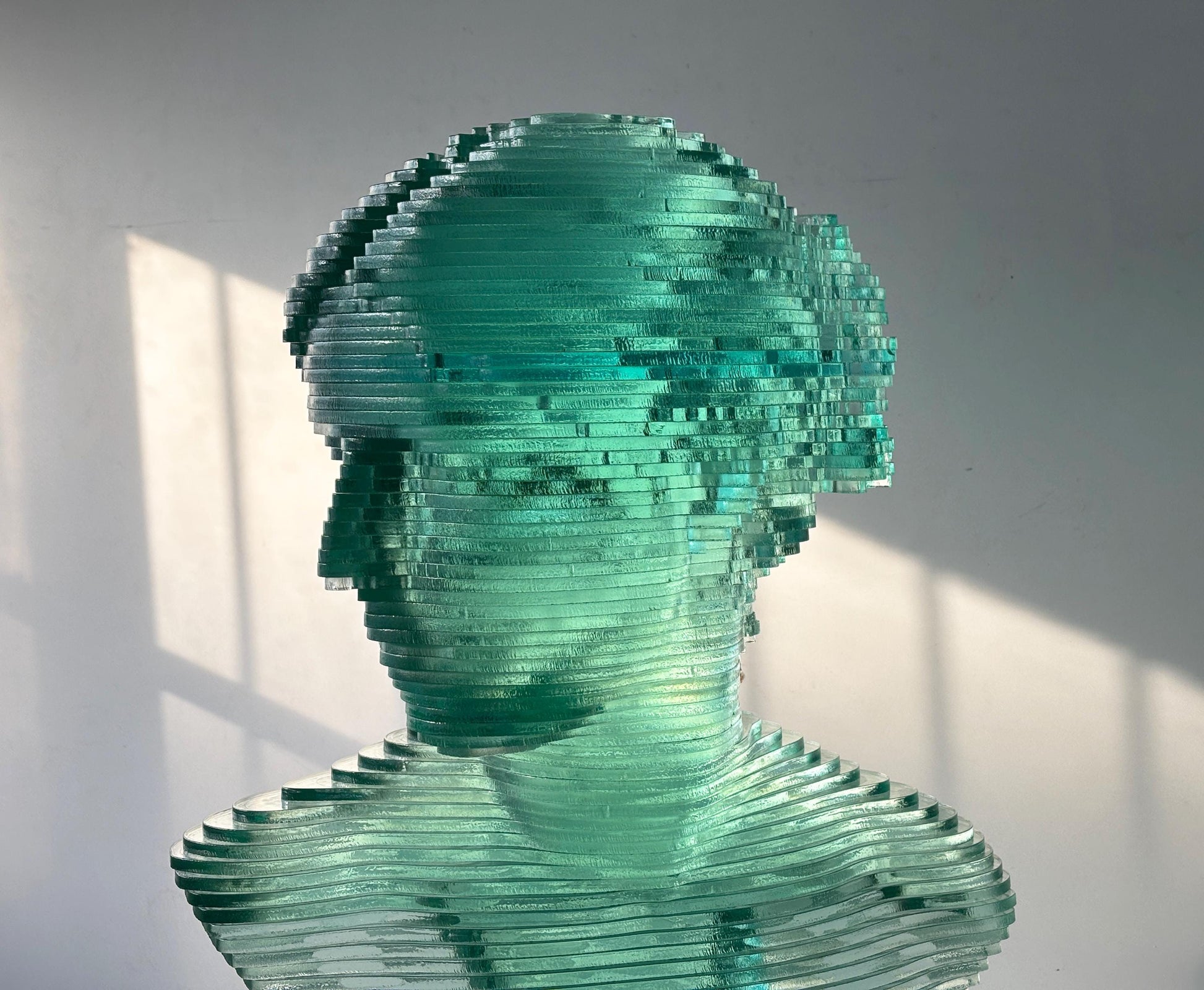 Contemporary Glass Sculpture - Minimalist and Modern Home Decor - Glass Art