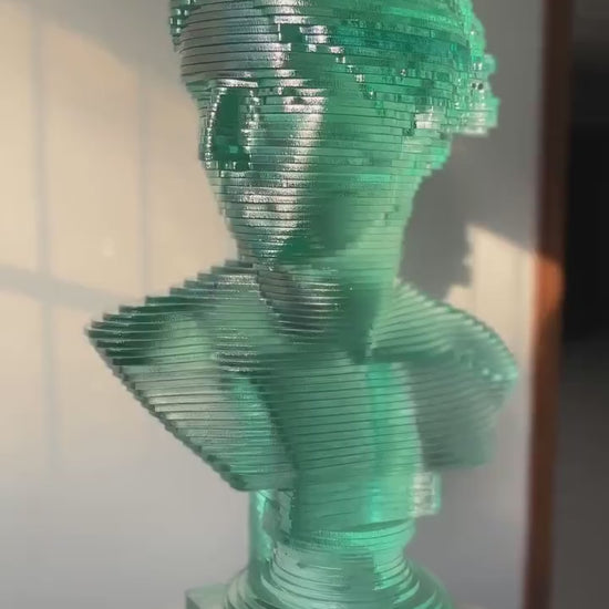 Contemporary Glass Sculpture - Minimalist and Modern Home Decor - Glass Art