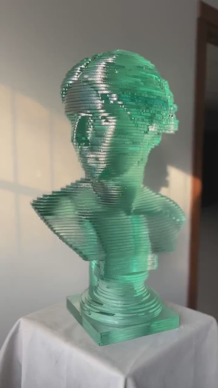Contemporary Glass Sculpture - Minimalist and Modern Home Decor - Glass Art